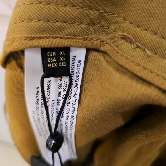 Massimo Dutti Elegant Safari Khaki Green Straight Skirt, Size XL - Picture 9 of 9